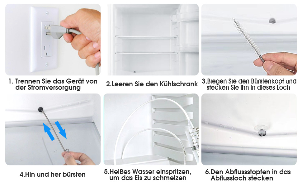 Agujero de drenaje del refrigerador