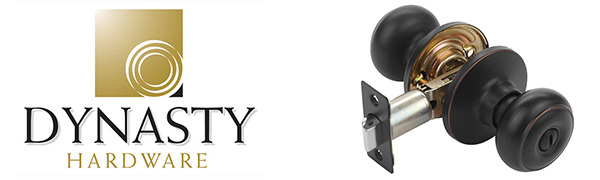 Dynasty Hardware Sierra Privacy Door Knob Aged Oil Rubbed Bronze