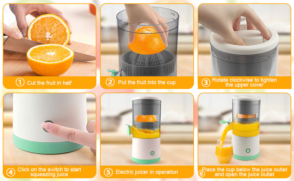 AIWEIYER Electric Citrus Juicer Fruit Squeezers Machines, for Oranges