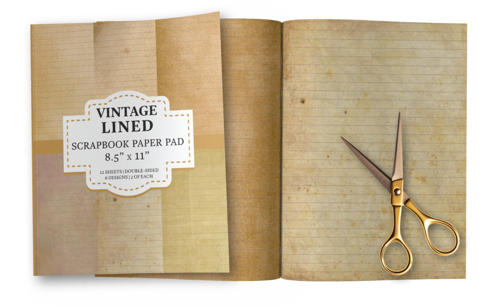 vintage paperさま　ご確認用 Amazon | 25 Sheets of Old Looking/Vintage Design Paper DIN