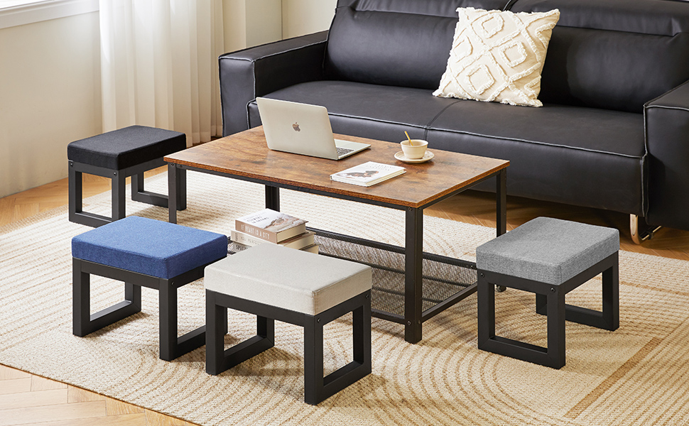 仮置き Amazon.co.jp: IBUYKE 16インチ スモール フットスツール