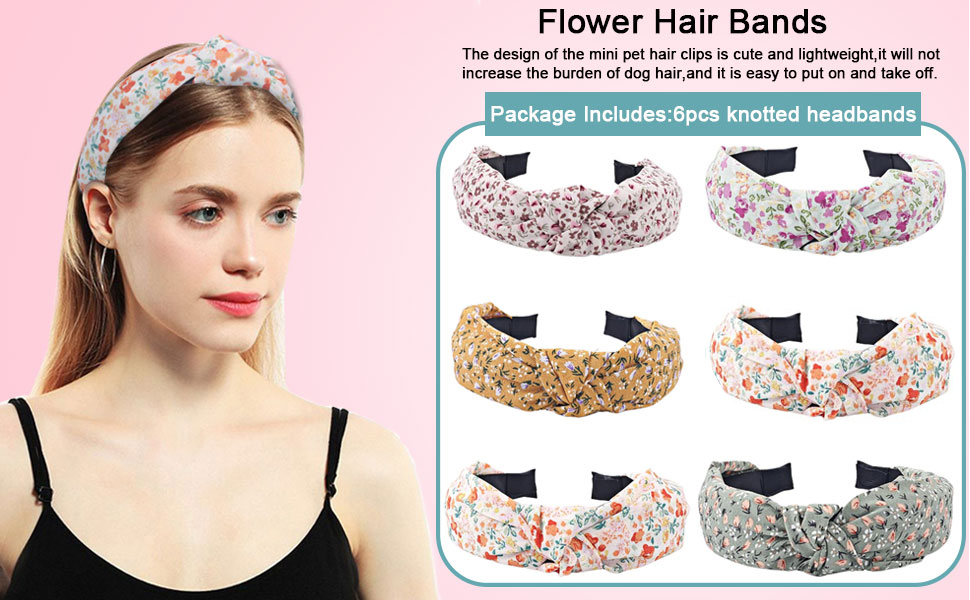 Floral Knotted Headband