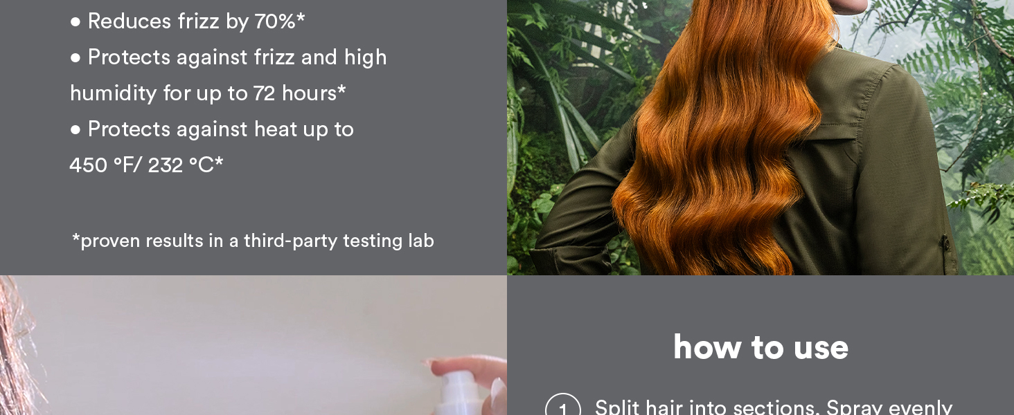 proven results for frizz spray