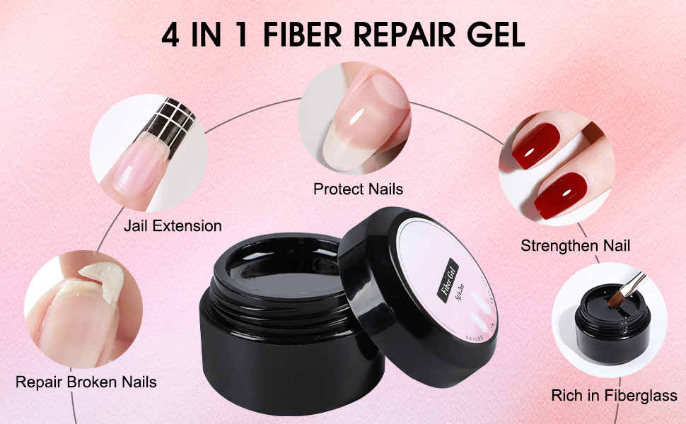 New Nail Repair Kit for Split Natural Nail, Nail Repair Kit for Cracked Natural Nail Quick Fix