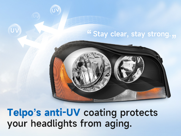 Amazon.com: telpo Headlight Assembly Fit For 2003-2014 Volvo