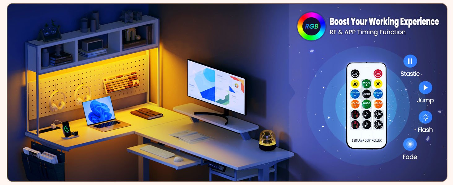 L Shaped Standing Desk