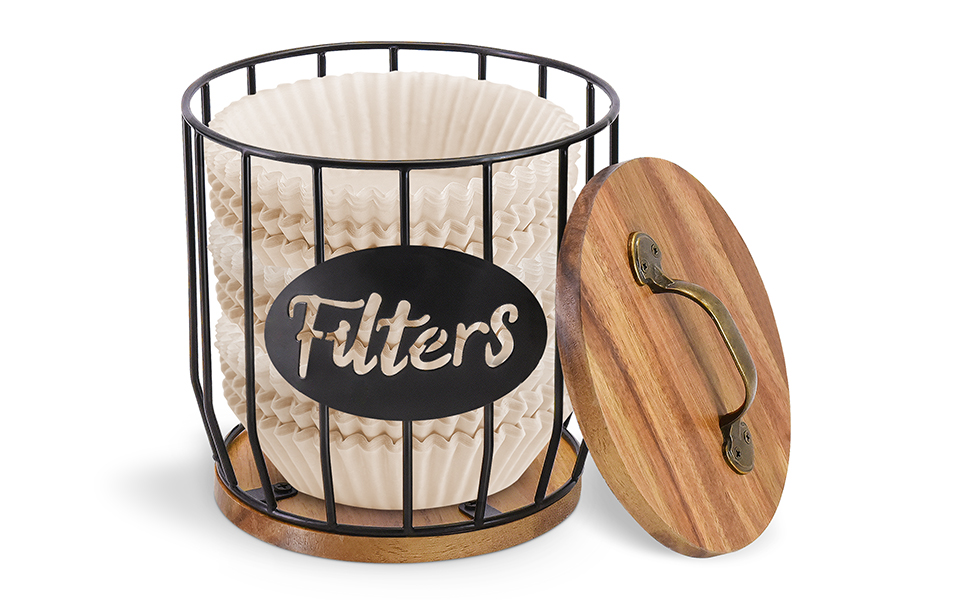 coffee filter holder storage 