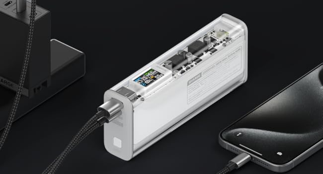 スマホアクセサリー SHARGE Shargeek 140 Power Bank 20000mAh Shargeek 140 Power Bank 140w Output 20,000 mAH Portable