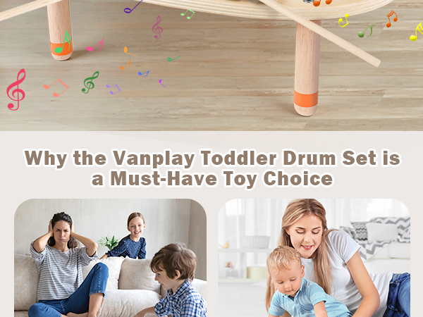 baby drum set 1 year old 6-12 months spinning wave bongo drums handheld