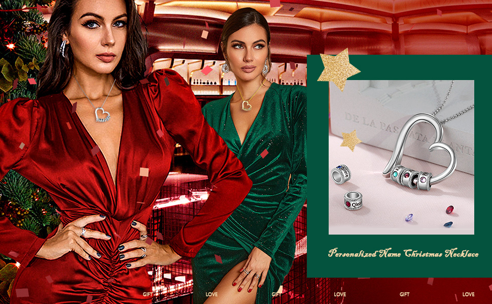Wamantic Beautiful Heart Shape Cubic Zirconia Necklace