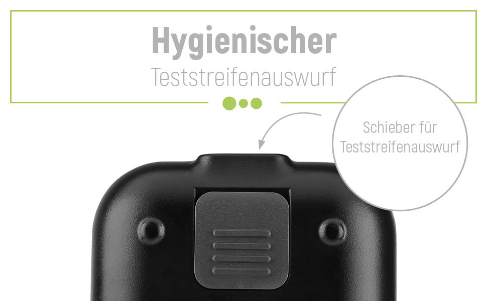 adia: Hygienischer Teststreifen-Auswurf