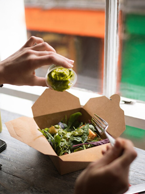 Leak Grease Resistant Lunch Box