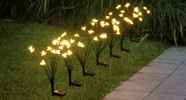 solar pathway lights outdoor