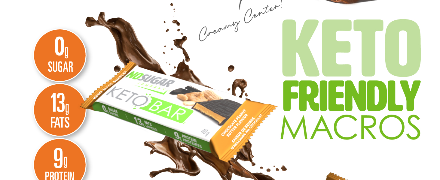 No Sugar Keto Bar Snack Low Carb No Sugar Keto Snack Food with Keto