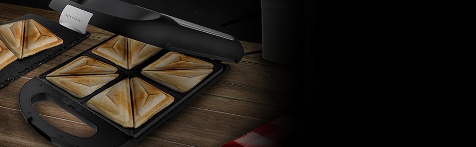 sandwichera sandwich triángulo eléctrica