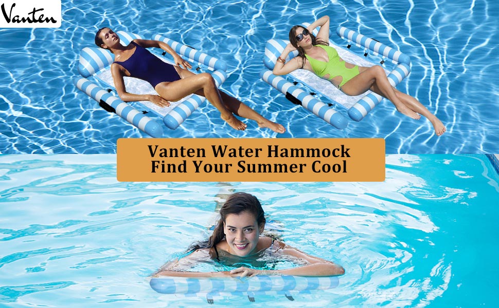 Vanten Pool Floats Water Hammock, Swimming Pool Floats