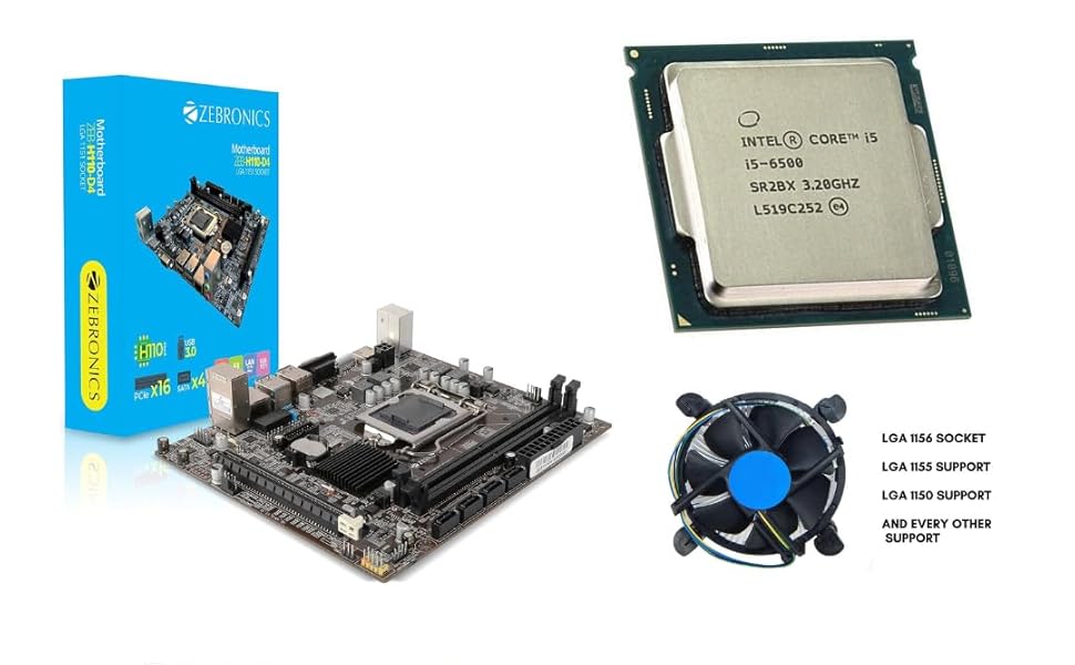 i5 6500, H110M-HDV, DDR4 8G セット ASRock > H110M-HDVP
