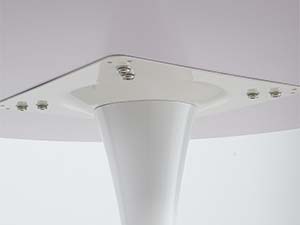 set tavolo da pranzo rotondo per 4