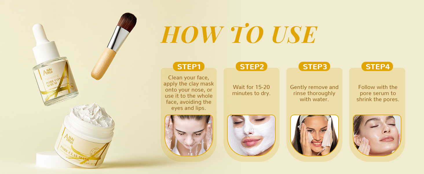 PORE CONTROL SERUM CLAY MASK