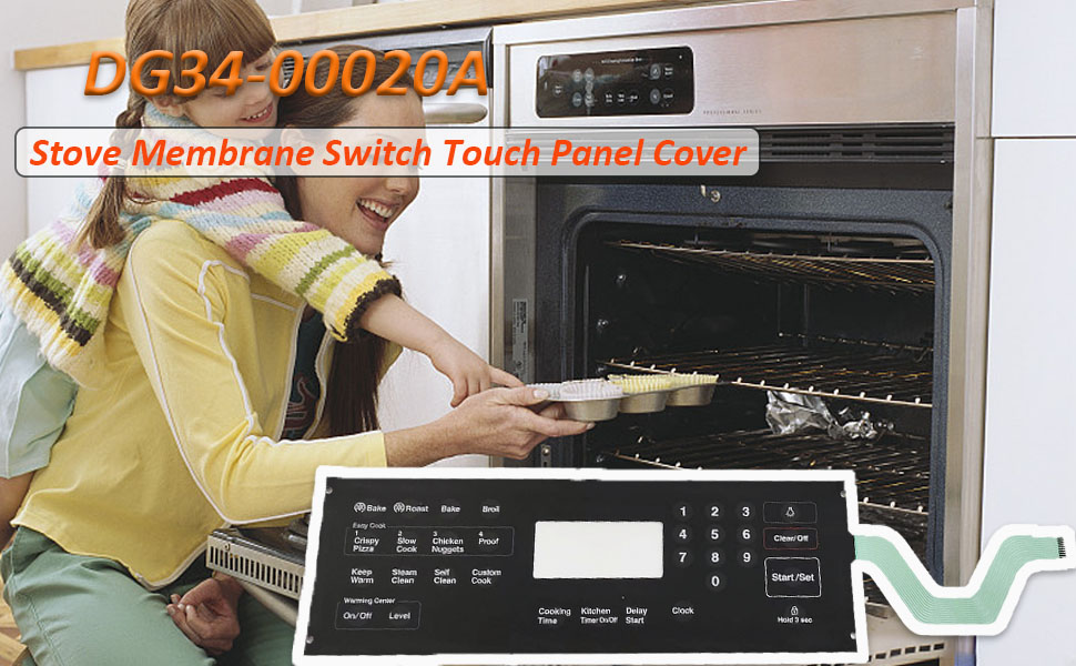 DG3400020A Range Membrane Switch Touchpad Compatible with
