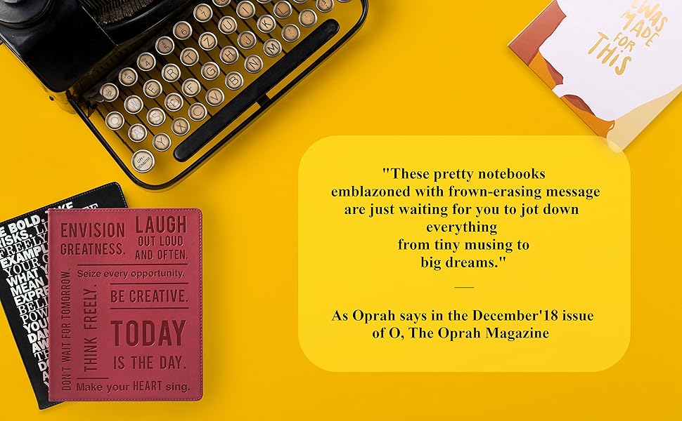 oprah with notebook journal