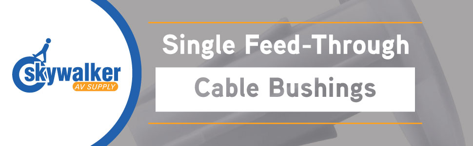 Single Feed-Through Cable Bushings