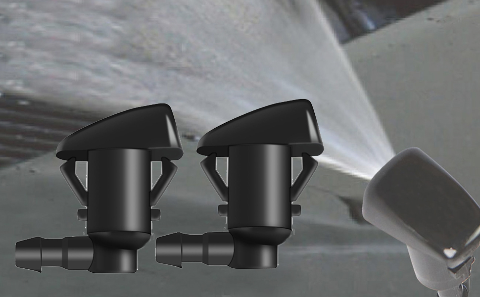 Windshield Washer Nozzles Hose Kit Compatible with Jeep