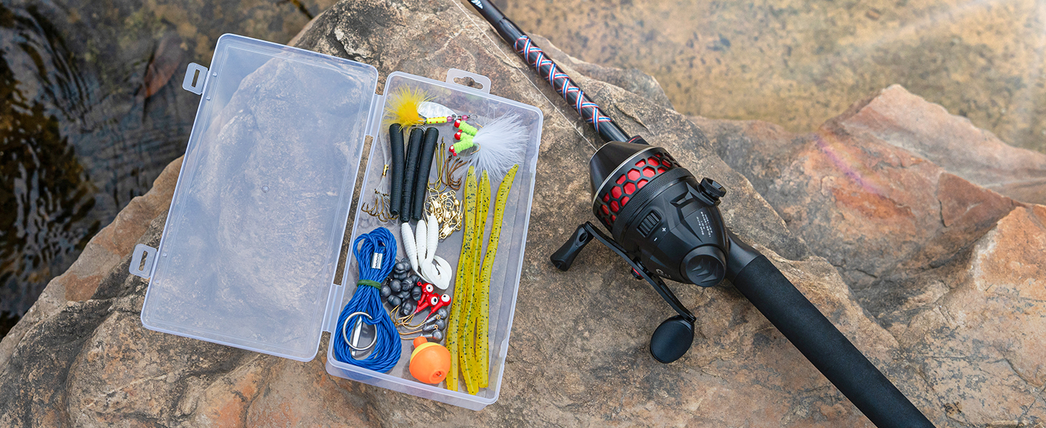 KastKing Brutus SpinCast Fishing Reel Combo