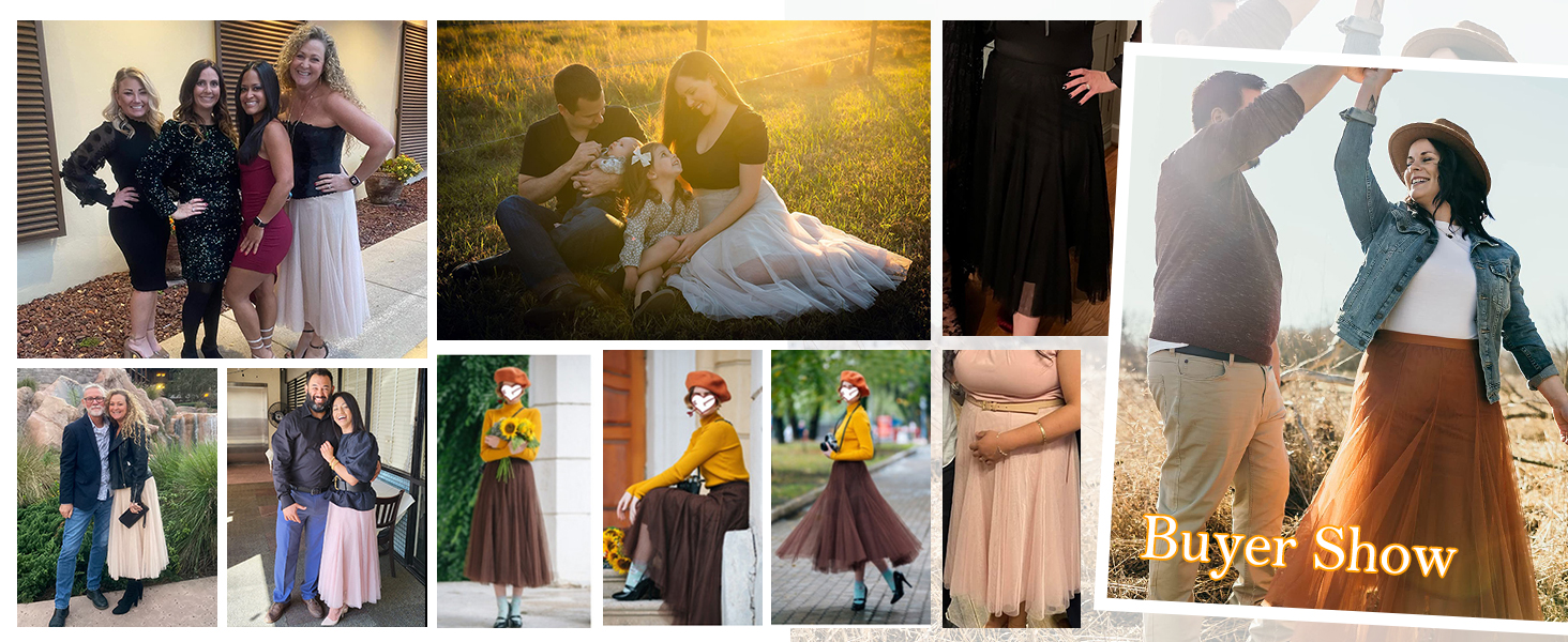 tulle skirt for women