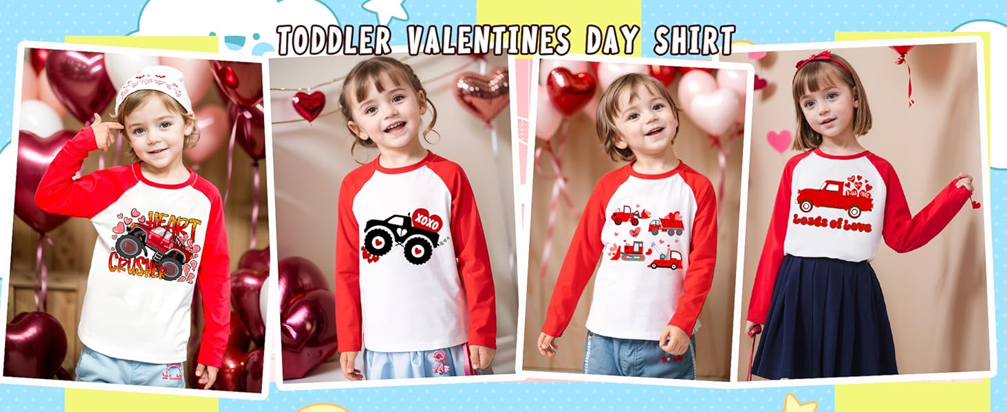 girls valentines day shirt