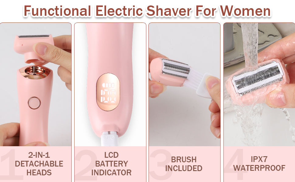 Functional Electric Shaver for Women