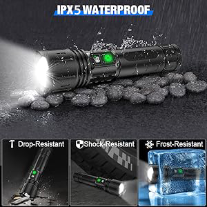 IPX5 waterproof