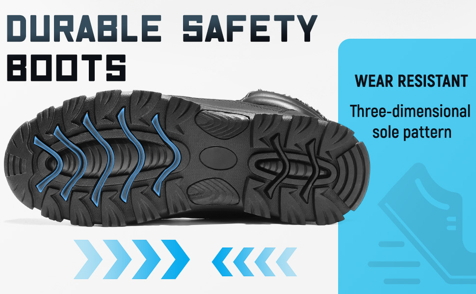safety boots warm lining