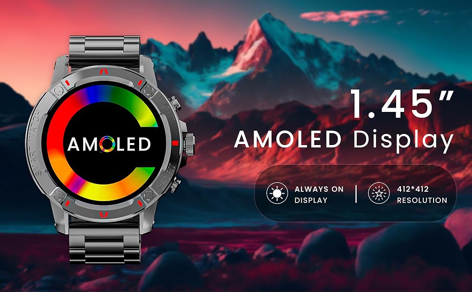 amoled smart watch