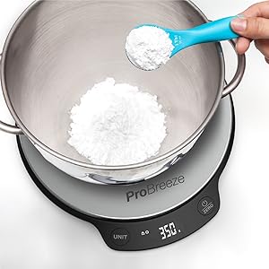 a bowl of flour and salt