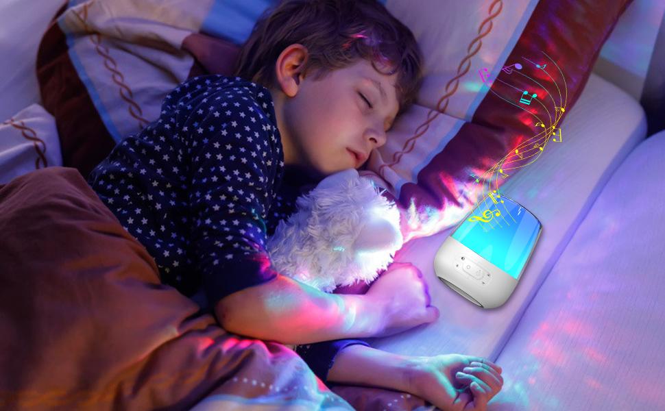 Sound Machine with 13 Color Night Light