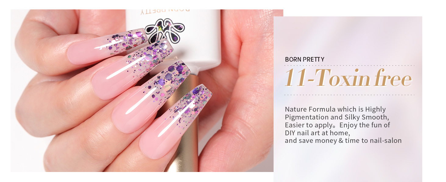 Glitter Sequins Gel Nail Polish
