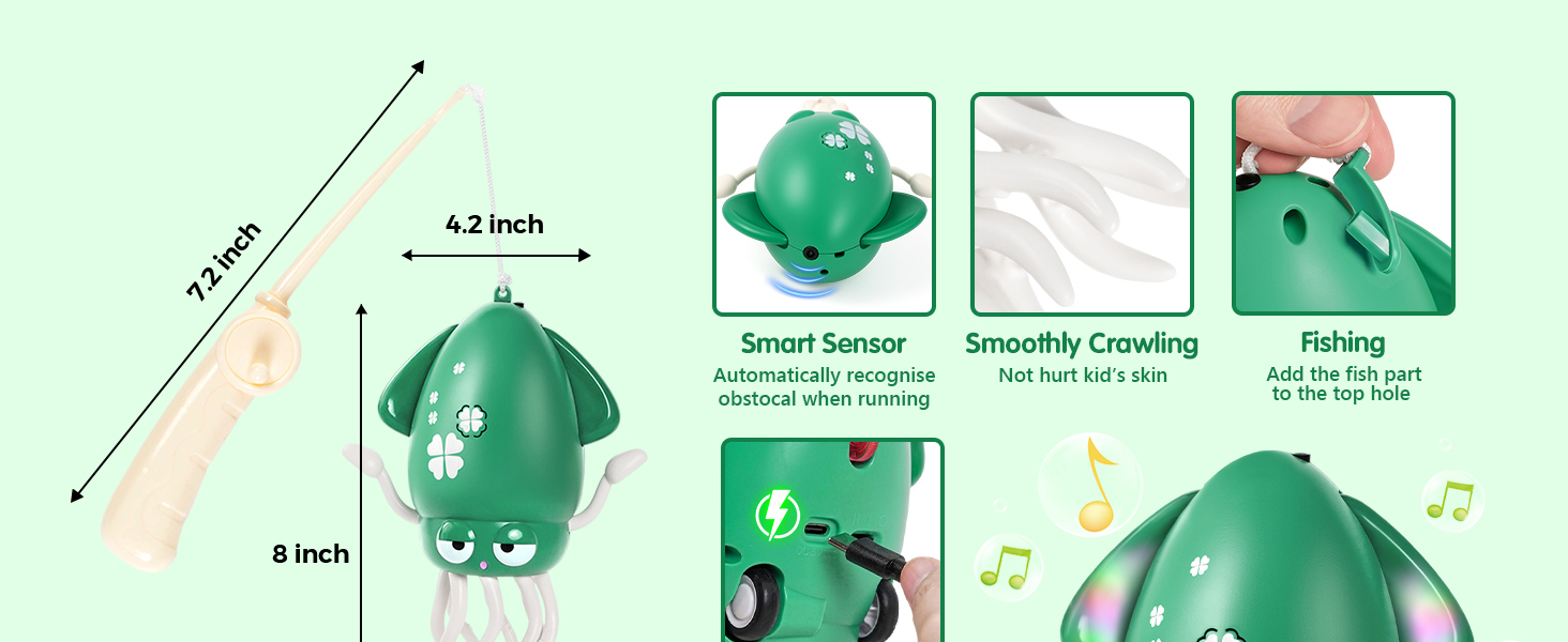 dancing squid toy dancing squid baby toy  dancing squid toy for kids dancing squid lighting