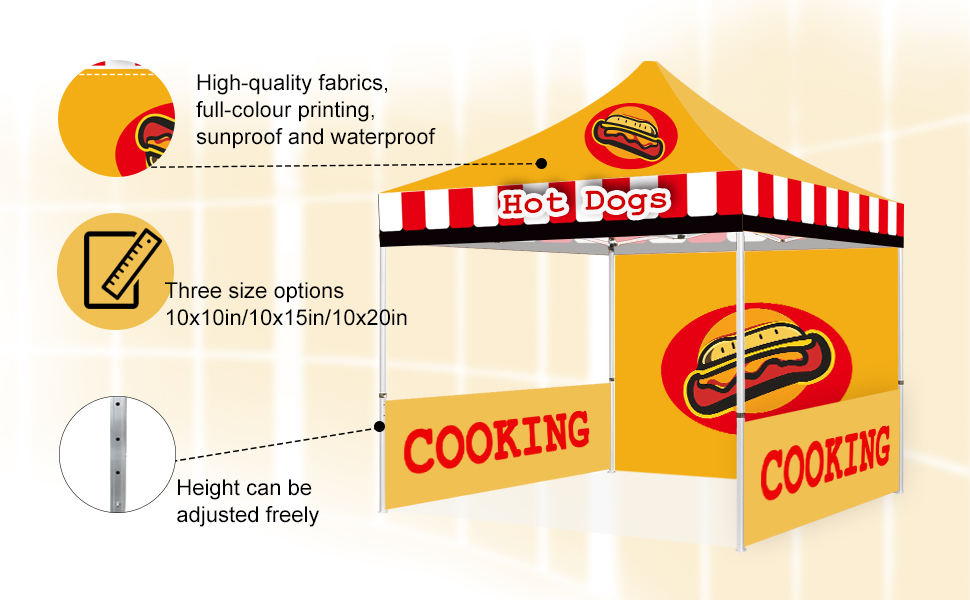 Custom Canopy Tent with Logo