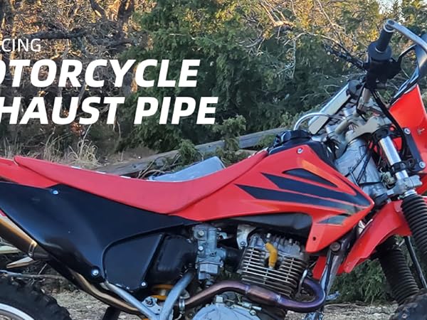 neerg　7インチ　2点 Amazon.com: JFG RACING Dirt Bike Slip On Exhaust,Motorcycle