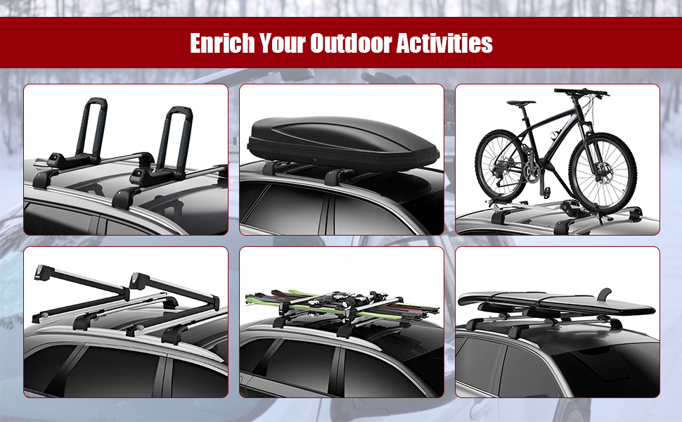 cciyu Cargo Racks for Honda CRV CRV 20172022 Rooftop