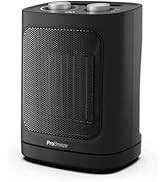 Pro Breeze Mini-Keramik-Heizlüfter, 1800 W, mit automatischer Oszillation und 2 Leistungsstufen – Pa...