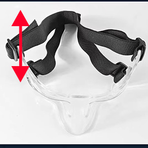 KEDAO Nose Guard for Broken Nose, Adjustable Basketball Face Shield Mask