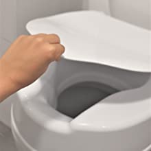 Amazon.co.jp: PEPE - 上げられた便座 (高さ15cm)、ハンディ
