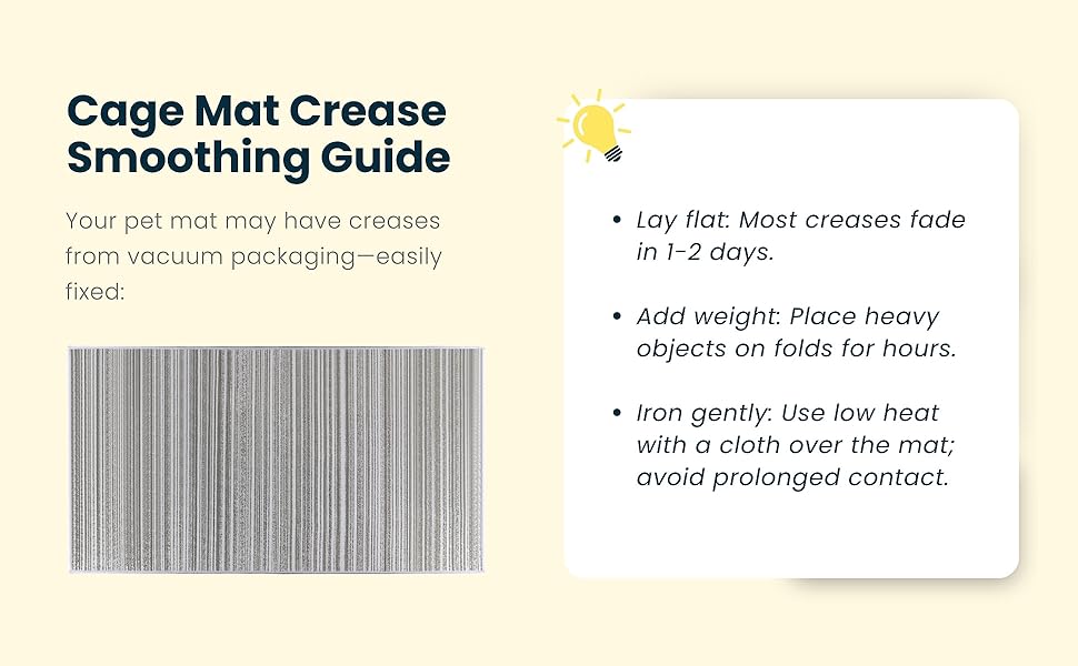 Guinea Pig Cage Liner - Washable Bunny Playpen Mat - Soft Reusable Rabbit Bedding