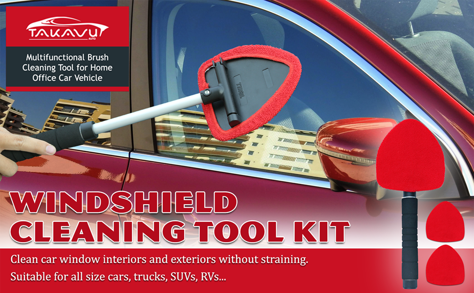 Windshield cleaning tool