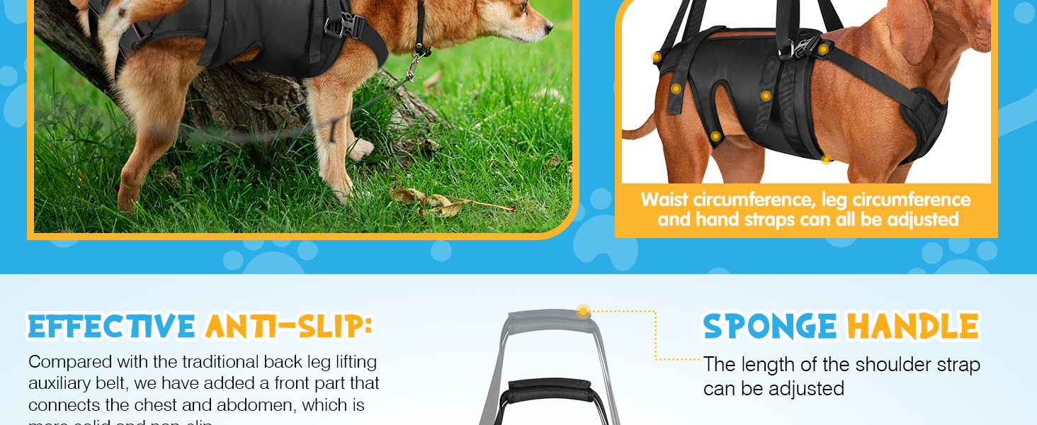 dog lift harness