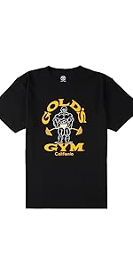 66934　ゴールドジム　半袖Tシャツ　黒　サイズL 66934 ゴールドジム 半袖Tシャツ 黒 サイズL 66934 ゴールドジム