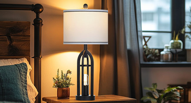 27" Tall Vintage Table Lamp with USB C+A... 15 touch lamps for nightstand