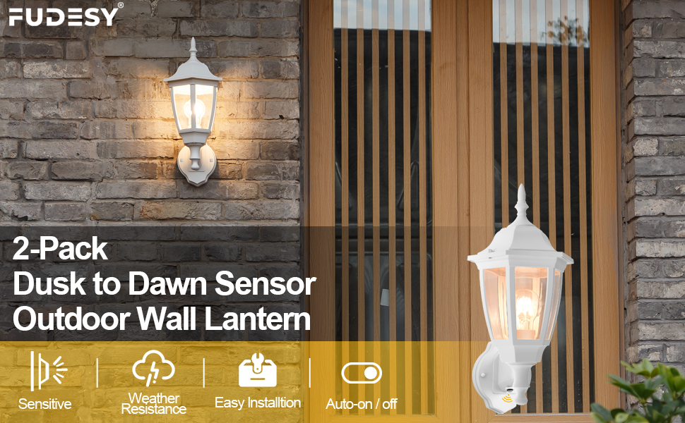 dusk to dawn outdoor wall lights